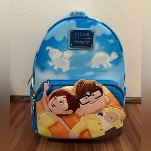 NWT Loungefly Disney Pixar Up Carl and Ellie glow in the dark Backpack